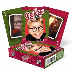 A Christmas Story Themed Retro Playing Cards - NWT